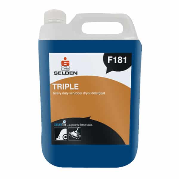 Selden F181 Triple Advanced Scrubber Drier Detergent 5 Litres