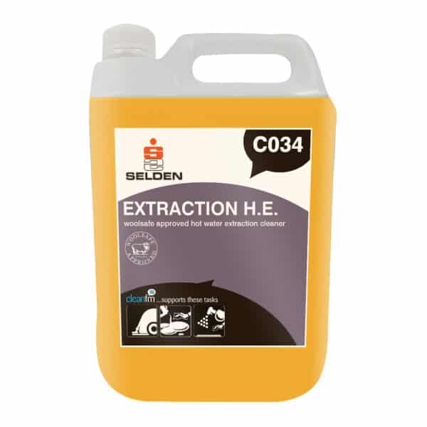 Selden C034 Extraction H.E. Woolsafe Hot Water Extraction Cleaner 5 Litres