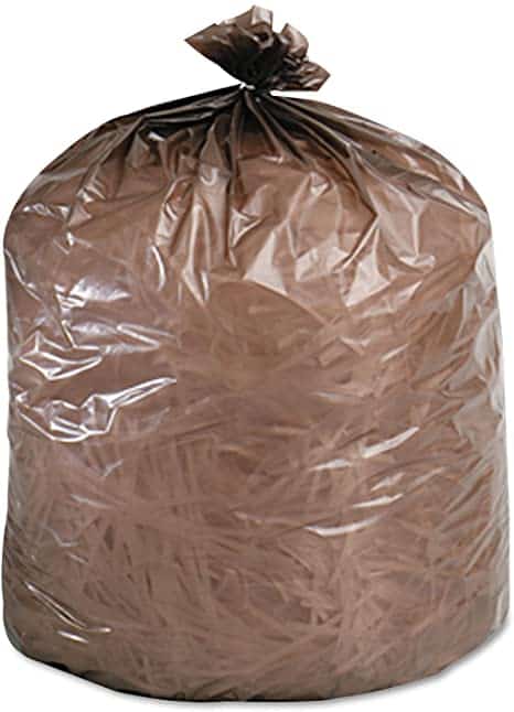 Brown Garbage Bags