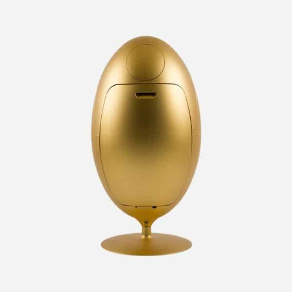Soldidesign Ovetto metal gold - Recycling bin